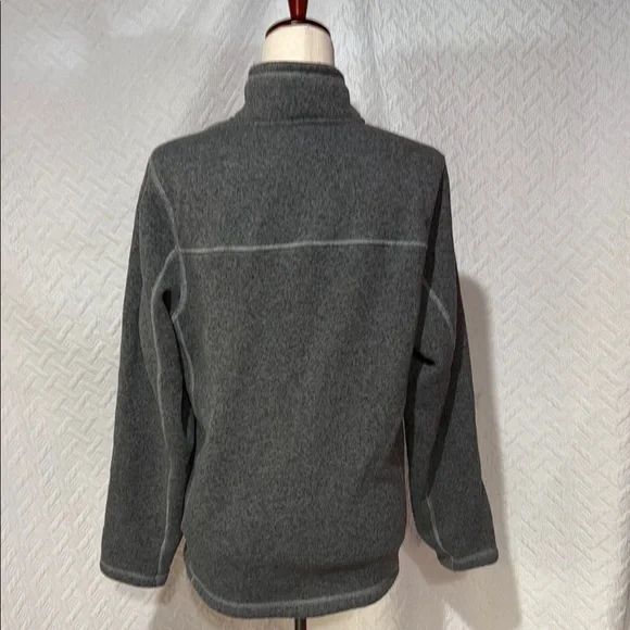 The North Face Charcoal Fleece Quarter-Zip Jacket - Picture 2 of 2